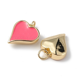 Эко-подвески с покрытием из латуни и эмали&nbsp;KK-F848-02G-02