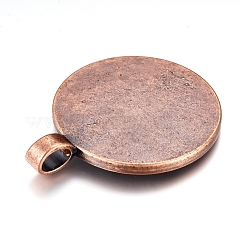 Pendente in lega basi per cabochon&nbsp;PALLOY-S602-R-FF