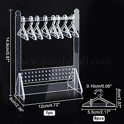 1 set di espositori per orecchini in acrilico trasparente&nbsp;EDIS-PH0001-21E