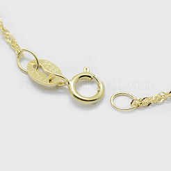 925 ожерелья цепи стерлингового серебра&nbsp;LS-STER-F039-45cm-06G