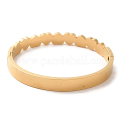 Verstellbare Herz-Emaille-Armreifen für Damen&nbsp;BJEW-F474-14G