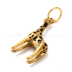 Подвески из нержавеющей стали 304 с эмалью на тему животных&nbsp;STAS-K304-03A-G