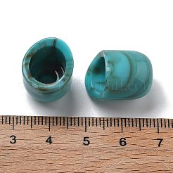 Двухцветные акриловые бусины&nbsp;OACR-S042-06E