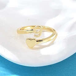 Manschettenringe aus Messing für Damen&nbsp;RJEW-U044-G
