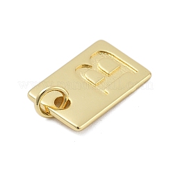 Pendentifs en laiton&nbsp;KK-H206-10G-B