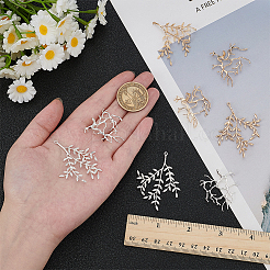 8шт 4 стиля латунные подвески&nbsp;FIND-FG0005-07