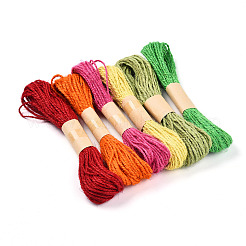 24 пучок 8-х цветных джутовых шнуров&nbsp;OCOR-CJC0006-01