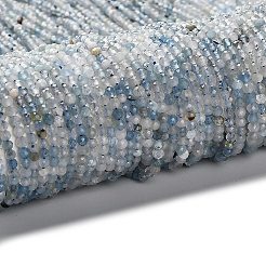 Natürliche Aquamarin Perlen Stränge&nbsp;LS-G-RM2025-A17-2mm