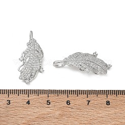 Pendentifs en laiton zircon cubique transparent&nbsp;CU-CBA5C42-04P