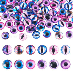 70pcs 2 Arten Glascabochons&nbsp;GLAA-TADJ0001-18A