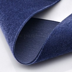 Ruban de velours en polyester pour emballage de cadeaux et décoration de festival&nbsp;SRIB-M001-26mm-370