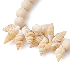 Bracelets extensibles en spirale naturelle&nbsp;BJEW-JB10355