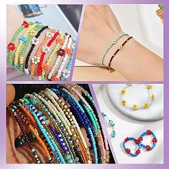 1704шт 12 цвета краска для выпечки стеклянный бисер&nbsp;SEED-HS0001-01