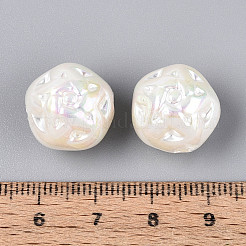 Непрозрачные акриловые бусины с УФ-покрытием&nbsp;SACR-T020-04