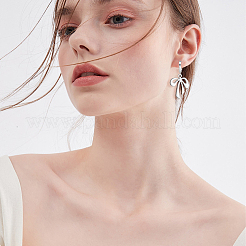 16 шт. 2 цвета 201 нержавеющая сталь серьги-кольца Huggie Hoop фурнитура&nbsp;STAS-BBC0008-39A