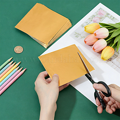 Hojas cuadradas de papel de aluminio&nbsp;DIY-WH0591-643B-01