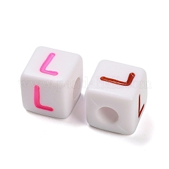 Непрозрачные акриловые бусины&nbsp;OACR-I022-01L