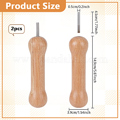 Устройство для вытягивания сухожилий из дерева для тай-дай&nbsp;TOOL-WH0136-146