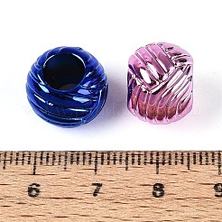 УФ-покрытие непрозрачные акриловые европейские бусины&nbsp;PACR-T017-15M