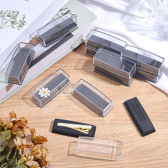 Transparente Kunststoff-Krawattenklammer-Verpackungsboxen&nbsp;CON-WH0083-016