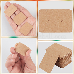 300 шт. бумажные карточки для демонстрации сережек с отверстием для подвешивания&nbsp;CDIS-SP0001-05B