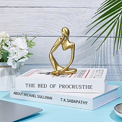 Смола абстрактный мыслитель дисплей украшения&nbsp;AJEW-WH0270-624B