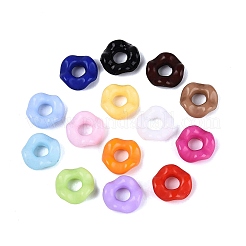 Opake Acrylperlen europäischen&nbsp;OACR-Q197-07-B