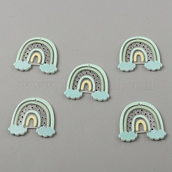 10pcs pendentifs en résine translucide&nbsp;RESI-WH0026-54
