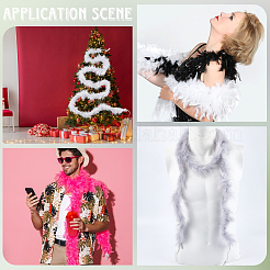 Аксессуары для украшений из перьев индейки&nbsp;AJEW-WH20018-91A