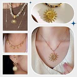 14 шт. 14 стиля подвески из нержавеющей стали 304&nbsp;STAS-PH0007-01G