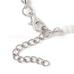 Ожерелья из синтетических морских звезд и стеклянных бусин с чакрами&nbsp;NJEW-JN05774