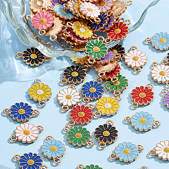 20 шт. подвески-подвески в виде подсолнуха из цинкового сплава&nbsp;ENAM-FP0002-58