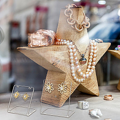 12 шт. 3 стиля наборов для демонстрации сережек из органического стекла и акрила&nbsp;EDIS-DR0001-09