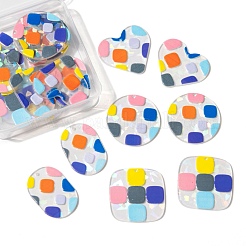 24шт 4 стиля прозрачные прозрачные акриловые подвески&nbsp;KY-LS0001-09