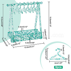 Прозрачная акриловая подставка для сережек&nbsp;EDIS-HY0001-03A