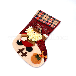 Sacs-cadeaux de chaussettes de noël, pour les décorations de Noël, père noël/père noël, colorées, 470x290x33mm