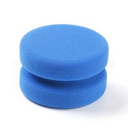 Almohadillas de esponja para pulir automóviles, herramienta de mantenimiento de automóviles, para lijar automóviles, Pulido, depilación, esmalte de sellado, azul dodger, 80x49mm