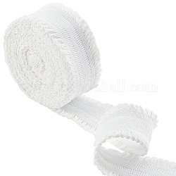 Cordones elásticos de encaje de fibra de polipropileno arricraft, correas de costura accesorios de costura, blanco, 50mm, 5 m