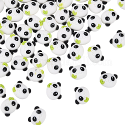 OLYCRAFT 50Pcs Panda Resin Filling Charms Animal Resin Cabochons DIY Craft Tools for Nail Art Decoration Phone Case Scrapbooking Decorations Art Craft