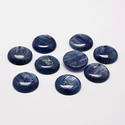天然藍晶石/シアン石/ジステンカボション  半円/ドーム  16x4mm