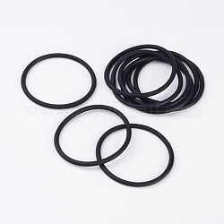 Резиновый браслет, чёрные, внутренний диаметр: 2-3/8 дюйм (6 см)