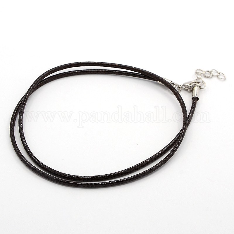 Wholesale Waxed Cord Necklace Making