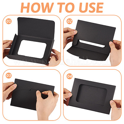 Пустые бумажные конверты коробка&nbsp;AJEW-TAC0044-04B-1