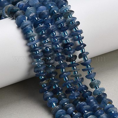 Натуральный кианитовые бисер пряди&nbsp;G-Z124-A04-02-1