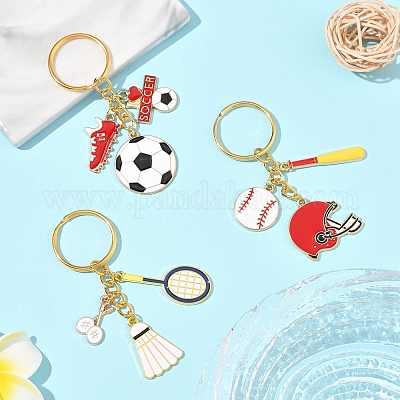 Брелок из эмалевого сплава KEYC-FS00030-01-1