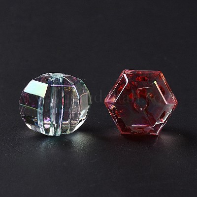 Прозрачные акриловые бусины&nbsp;OACR-P011-07J-1