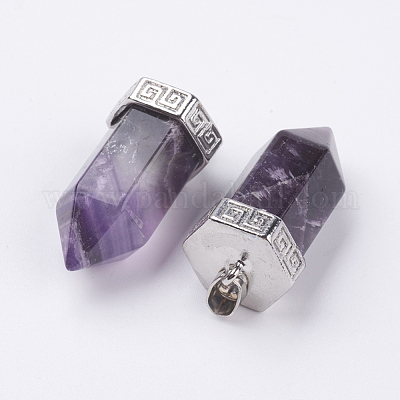 Natürlichen Amethyst wies Anhänger&nbsp;G-E442-03M-1