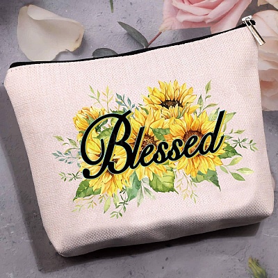 Sunflower discount cosmetic bag