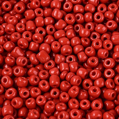 6/0 стеклянная краска для выпечки круглых бусин&nbsp;SEED-S036-01C-15-1