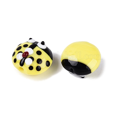 Fatti a mano perle di vetro irregolari&nbsp;LAMP-Q039-15F-1